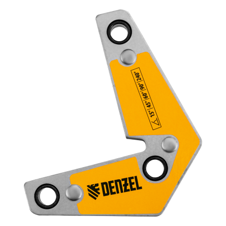 Фиксатор магнитный DENZEL для сварочных работ усилие 25 LB, 30х45х60х75х90х135 град.