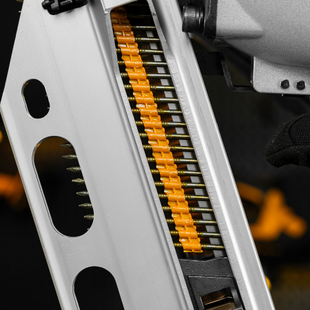 Гвозди DENZEL для пнев. нейлера (крашен.), длина - 75 мм, диам. - 3,05 мм, 2000 шт.