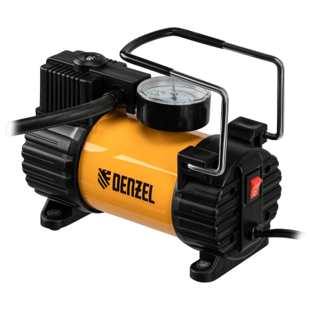 Автомобильный компрессор DENZEL AC-37, 12В, 7 атм, 37 л/мин, предохранитель Автомобильный компрессор DENZEL AC-37, 12В, 7 атм, 37 л/мин, предохранитель