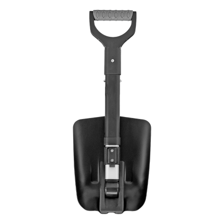 Лопата автомобильная складная, алюминиевая, 220х280х585-870 мм, телескопический черенок Denzel