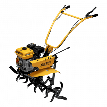 Мотоблок DENZEL DPT-170SB, 7 л.с., ремен.сцеп, фрез 3х4, ШОМ, без колес, передачи 2В/1Н