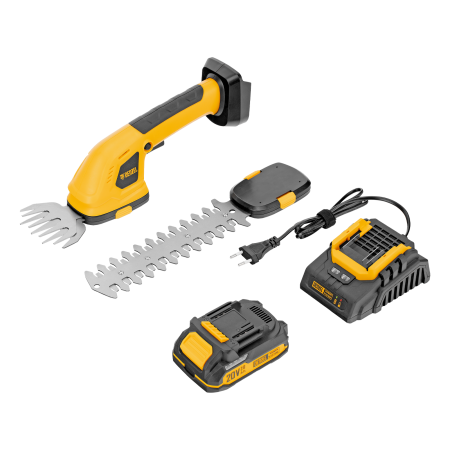 Ножницы-кусторез аккумуляторные DENZEL GS-20, Li-Ion, 20 В