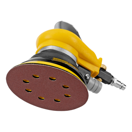 Эксцентриковая шлифовальная машина DENZEL EPG125, 125 мм, 9000 об/мин, 5 мм, 113 л/мин