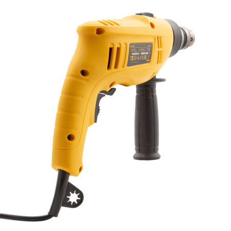 Ударная дрель DENZEL ID-550, 550 Вт, 0-2900 об/мин, 46400 уд/мин
