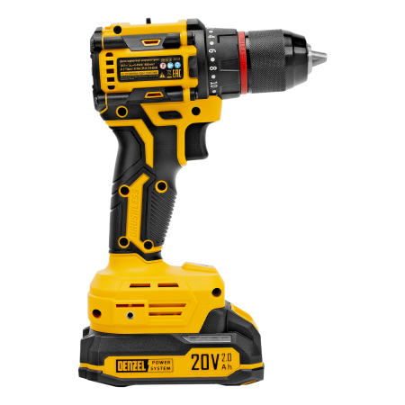 Дрель-шуруповерт аккумуляторная бесщет. DENZEL CDH-BL-20, Li-Ion, 20 В Дрель-шуруповерт аккумуляторная бесщет. DENZEL CDH-BL-20, Li-Ion, 20 В