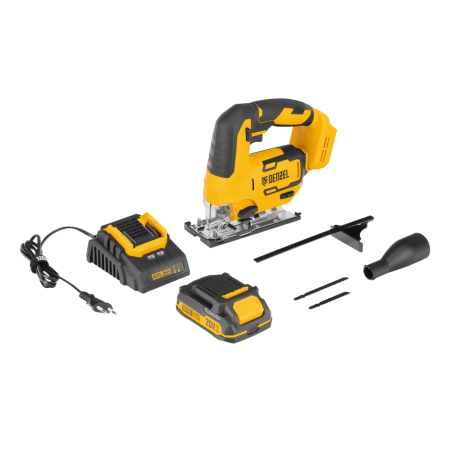 Лобзик аккумуляторный DENZEL CJH-20-80, Li-Ion, 20 В