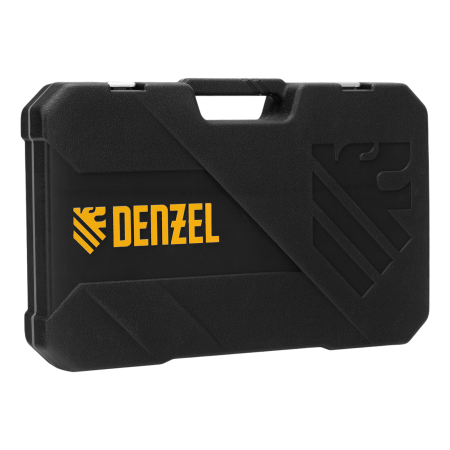 Набор инструментов DENZEL 1/2", 1/4", CrV, S2, пластиковый кейс, 100 предметов