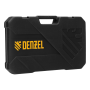 Набор инструментов DENZEL 1/2", 1/4", CrV, S2, пластиковый кейс, 100 предметов