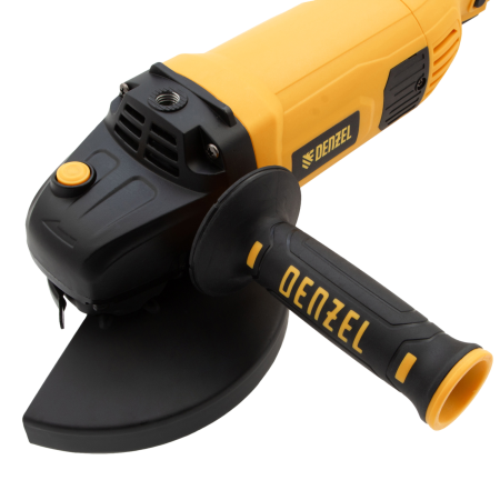 Машина шлифовальная угловая DENZEL AG180-2000, 2000 Вт, 180 мм, 8500 об/мин