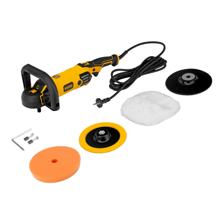 Машина полировальная DENZEL CP-180, 1400 Вт, 180 мм, 0-3000 об/мин