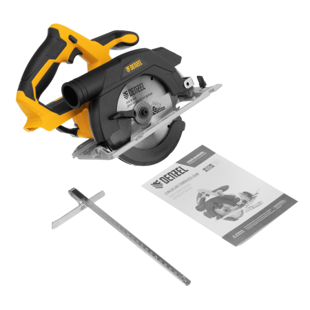 Пила циркулярная аккумуляторная бесщет. DENZEL CCS-165-0, 18В Li-Ion