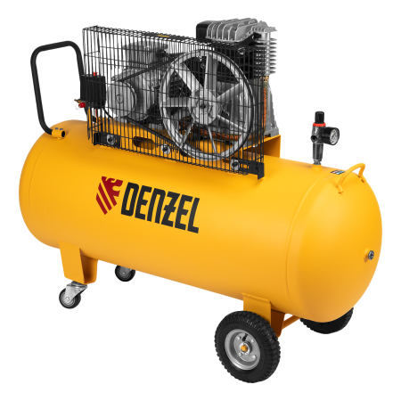 Компрессор воздушный DENZEL BCI3000-T/200, 3.0 кВт, ременный привод, 200 литров, 530 л/мин