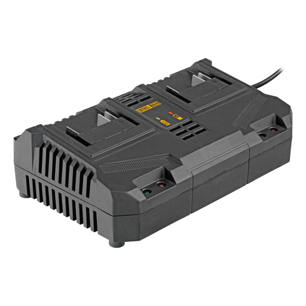 Устройство зарядное для аккумуляторов двухпортовое DENZEL BCH-20-4.0x2, Li-Ion, 20 В, 4.0 А