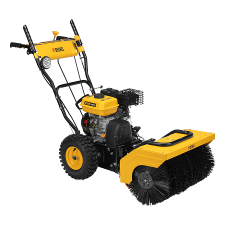 Снегоуборщик гибридный с функц. подметания DENZEL SWB-600, 212 сс, руч. старт, 2 насадки