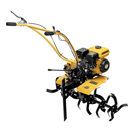 Мотоблок DENZEL DPT-270SB, 7 л.с., ремен.сцеп, фрез 3х4, ШОМ, без колес, передачи 2В/1Н