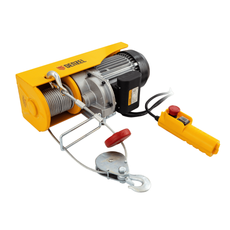 Тельфер электрический DENZEL TF-1200, 1.2 т, 1800 Вт, высота 12 м, 8 м/мин