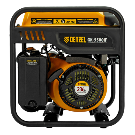 Генератор инверторный DENZEL GK-5500iF, 5,5 кВт, 230 В, ручной старт