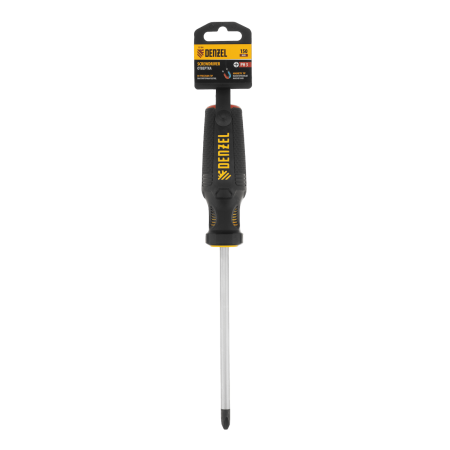 Отвертка DENZEL PH3х150 мм, CrV, трехкомпонентная рукоятка