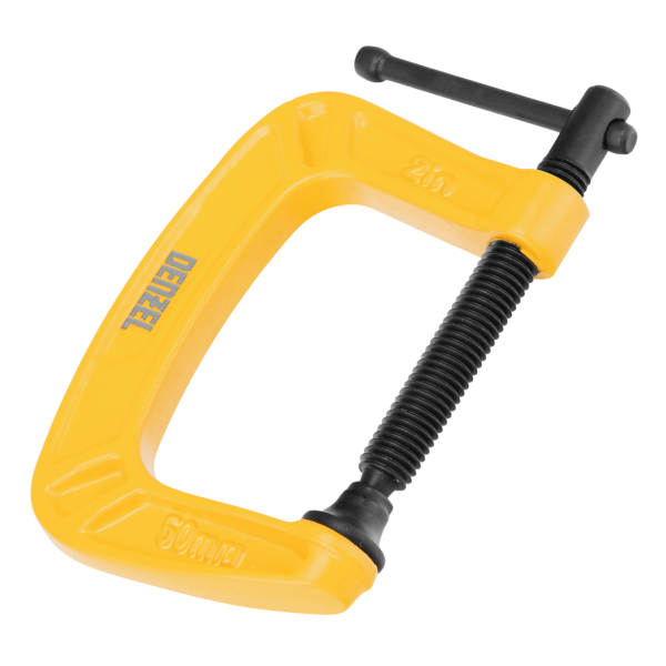 Струбцина DENZEL G-образная, усиленная, 50 мм