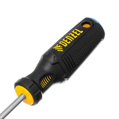 Отвертка DENZEL SL6x150 мм, S2, 3к рукоятка