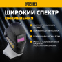 Щиток защитный лицевой DENZEL (маска сварщика) F4, см. окно 90х35, DIN4/9-13