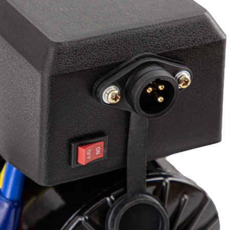 Лебедка автомобильная электрическая DENZEL LB-2000, 2.2 т, 3.2 кВт, 12В