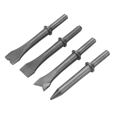 Пневматический молоток DENZEL НР4500 + набор насадок, 113 л/мин, 4500 уд/мин