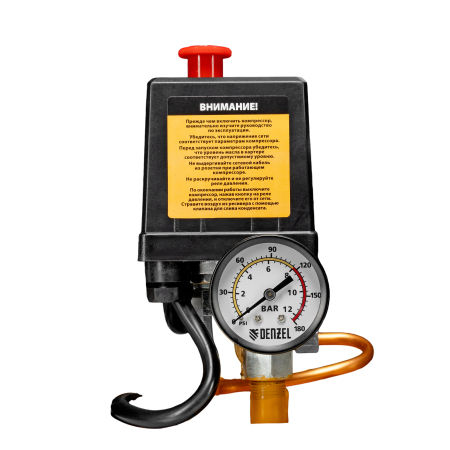 Компрессор воздушный DENZEL рем. привод BCI 2100/50, 2,1 кВт, 50 литров, 400 л/мин