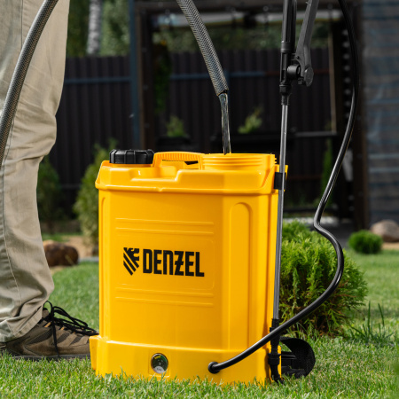 Опрыскиватель ранцевый аккумуляторный DENZEL D-12LA, 12 л, 12 В, 8 Ач