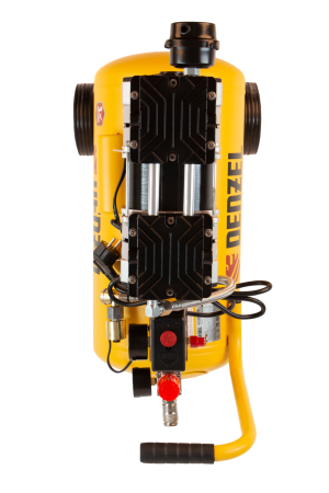 Компрессор безмасляный DENZEL DLS950/24, 950 Вт, 165 л/мин, ресивер 24 л, малошумный