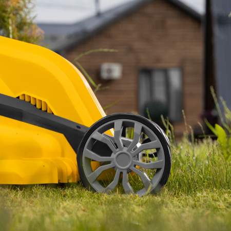 Газонокосилка электрическая DENZEL GMC-2000, шир. 44см, 2000 Вт, 6 уров., травосб. 45 л Газонокосилка электрическая DENZEL GMC-2000, шир. 44см, 2000 Вт, 6 уров., травосб. 45 л