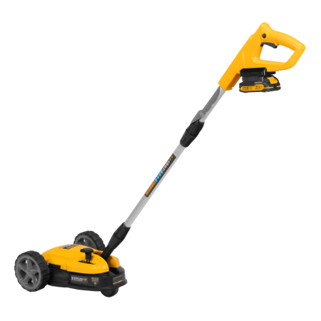 Портативная аккумуляторная газонокосилка DENZEL CLM-22, Li-ion, 20В, 220 мм