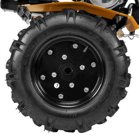 Мотоблок DENZEL DPT-270S, 7 л.с., ремен.сцеп, фрез 3х4, ШОМ, передачи 2В/1Н