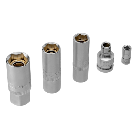 Набор инструментов DENZEL 1/2", 1/4", CrV, S2, пластиковый кейс, 122 предмета