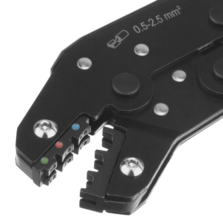 Клещи для обжима изолир. наконечников DENZEL НКИ и НВИ, разъемов РПИ, гильз ГСИ, 0,5 - 2,5 мм2