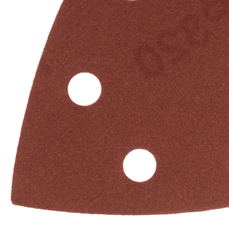 Треугольник абразивный на ворc. подложке под "липучку", перф., P 320, 150х150х100 мм, 5 шт. Denzel