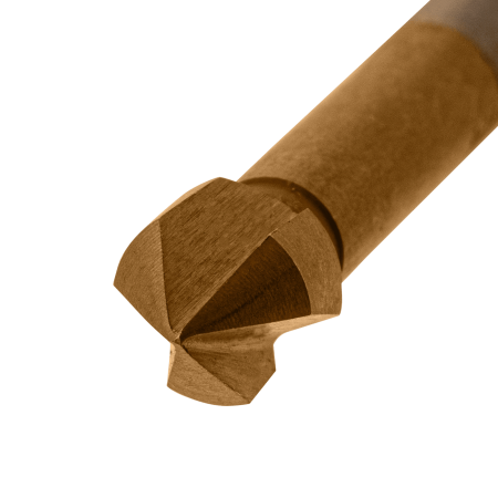 Зенковка конусная DENZEL под М4, HSS, по металлу, 6-гранный хвостовик