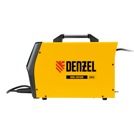 Аппарат инвертор DENZEL. полуавтомат. cварки IMIG-205SDR, 200 А, ПВ 60%, катушка 5 кг