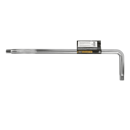 Вороток Г-образный DENZEL 375*100 мм, квадрат 1/2", CrV, матовый хром Вороток Г-образный DENZEL 375*100 мм, квадрат 1/2", CrV, матовый хром