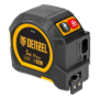 Лазерный дальномер с рулеткой LT-40 DENZEL 5м x 19 мм, дальномер 40м, автомат. фиксация