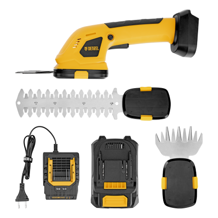 Ножницы-кусторез аккумуляторные DENZEL GS-20, Li-Ion, 20 В