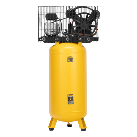 Компрессор воздушный DENZEL BCV2200/100V, 2.3 кВт, ременный привод, 100 литров, 440 л/мин