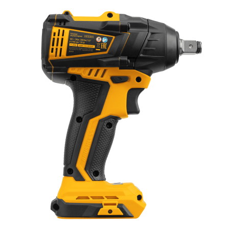 Гайковерт ударный аккумуляторный бесщеточный DENZEL CIW-IB-300-0, Li-ion, 18В, 300Нм