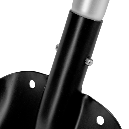 Лопата автомобильная, алюминиевая, 212х280х650-815 мм, телескопический черенок Denzel