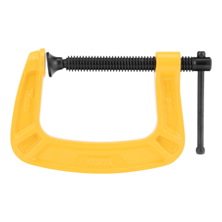 Струбцина DENZEL G-образная, усиленная, 75 мм