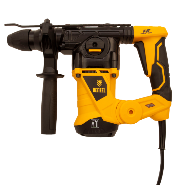 Перфоратор электрический DENZEL RHV-1250-30, SDS-plus, 1250 Вт, 5 Дж, 3 плюс 1 режим