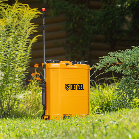 Опрыскиватель ранцевый аккумуляторный DENZEL D-16LA, 16 л, 12 В, 8 Ач