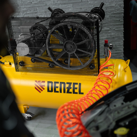 Компрессор воздушный DENZEL рем. привод BCV 5500-T/270, 5,5 кВт, 270 литров, 850 л/мин