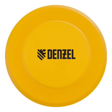 Брусок для шлифования, круглый DENZEL, 125 мм, с "липучкой