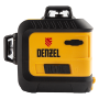 Лазерный уровень DENZEL LX 360-3 Red, 30 м, 635 нм, Li 2800 мАч, 5/8 дюйм